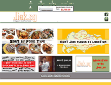 Tablet Screenshot of jiak.sg